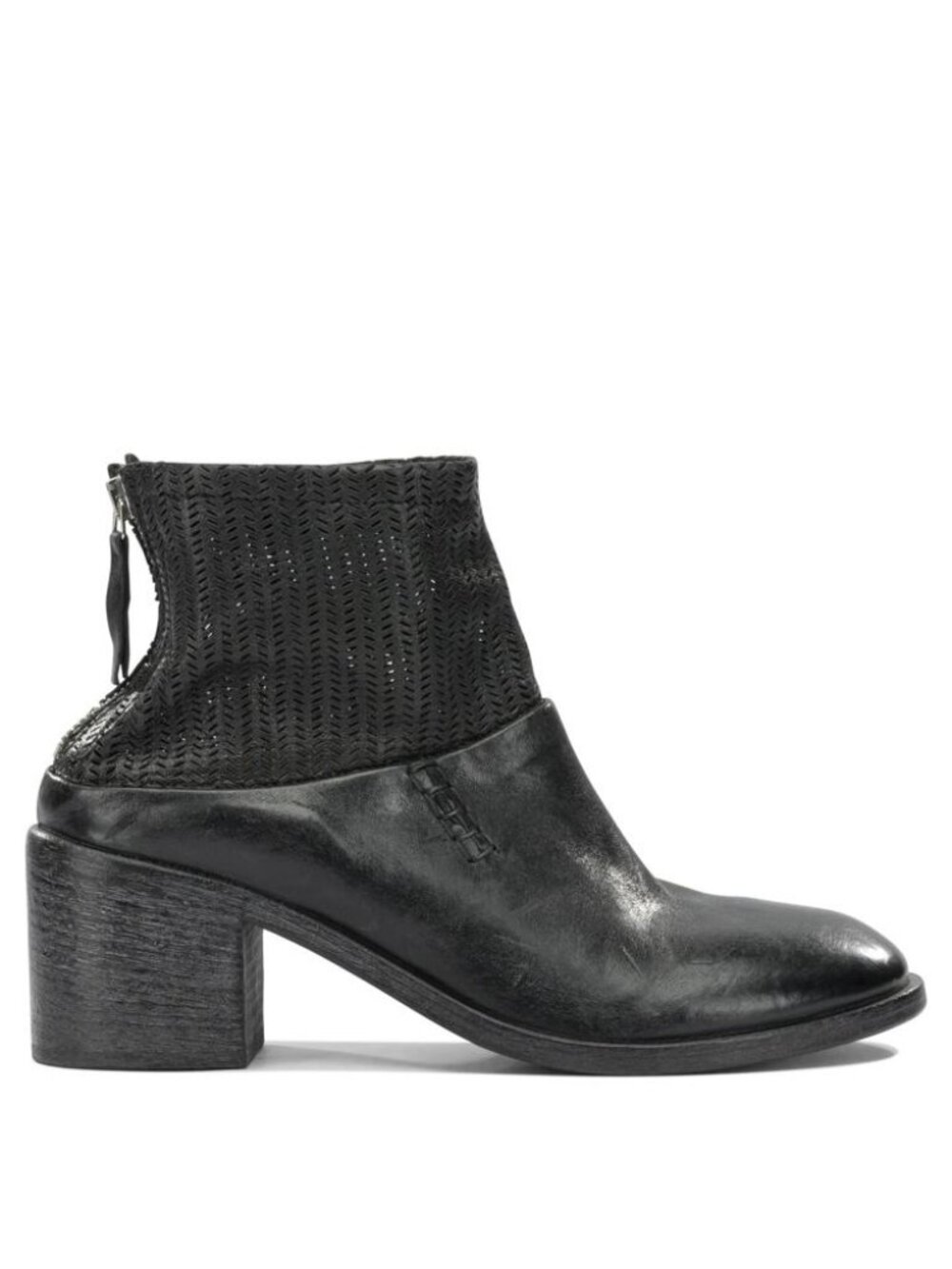 Moma 70Mm Zippered Ankle Boots IT 37.5 Women
